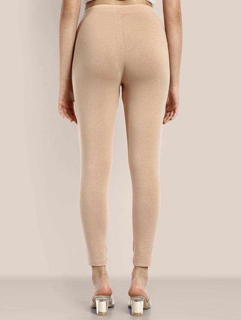 women solid ankle length leggings - 21551033 - Standard Image - 2