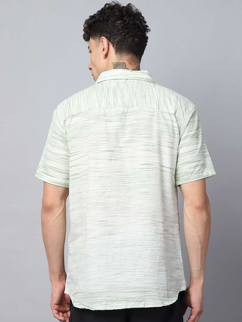 men self design short sleeve casual shirt - 21551124 -  Standard Image - 2