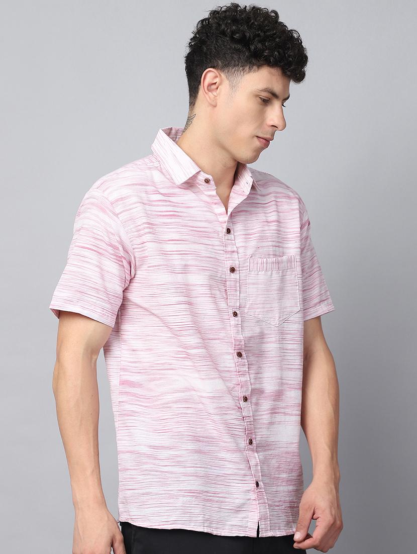 men self design short sleeve casual shirt - 21551126 - Standard Image - 2