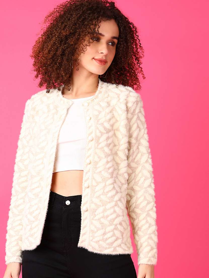 women selg designed long sleeves cardigan - 21551510 -  Standard Image - 2