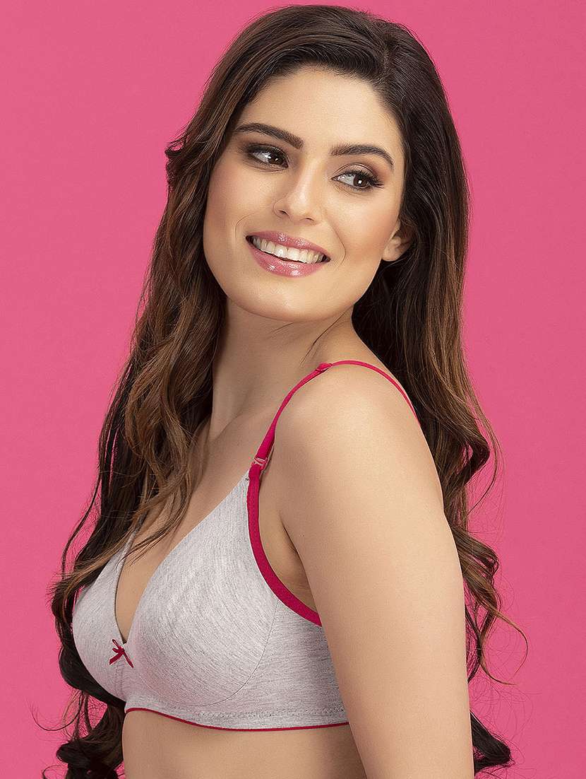 women solid non wired t-shirt bra - 21552069 -  Standard Image - 2