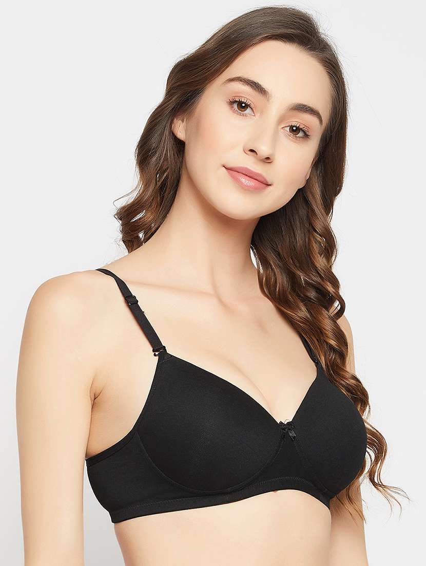women solid non wired t-shirt bra - 21552134 -  Standard Image - 2
