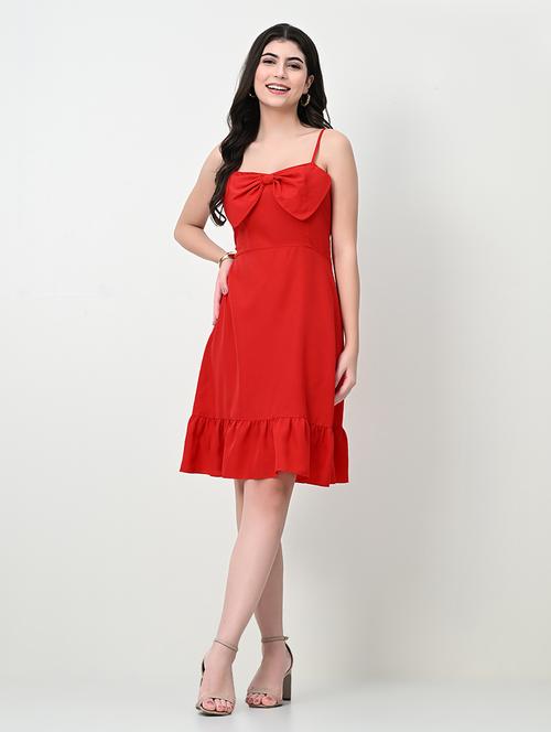 women solid sleeveless tiered dress - 21552698 -  Standard Image - 0