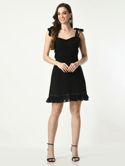 women solid sleeveless a-line dress - 21552732 -  Standard Image - 0
