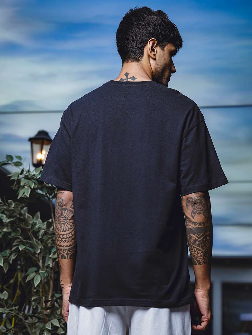 men front print short sleeve oversized t-shirt - 21552867 -  Standard Image - 2