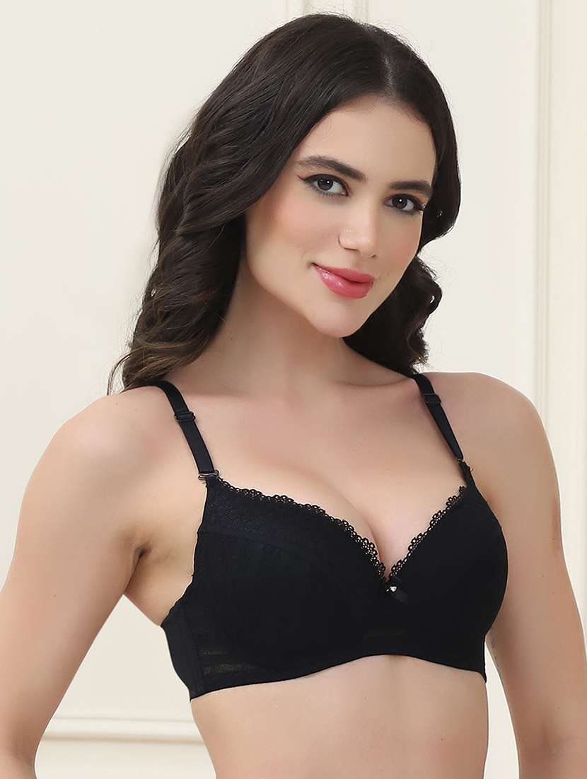 women solid t-shirt bra - 21552967 -  Standard Image - 2