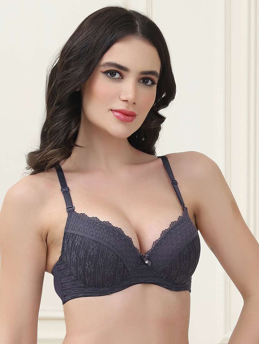 women lace detailed under wired t-shirt bra - 21552969 - Standard Image - 2