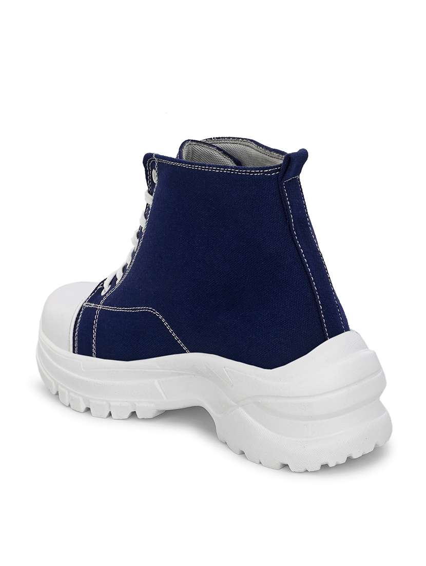 women blue lace-up sneaker - 21553031 -  Standard Image - 2