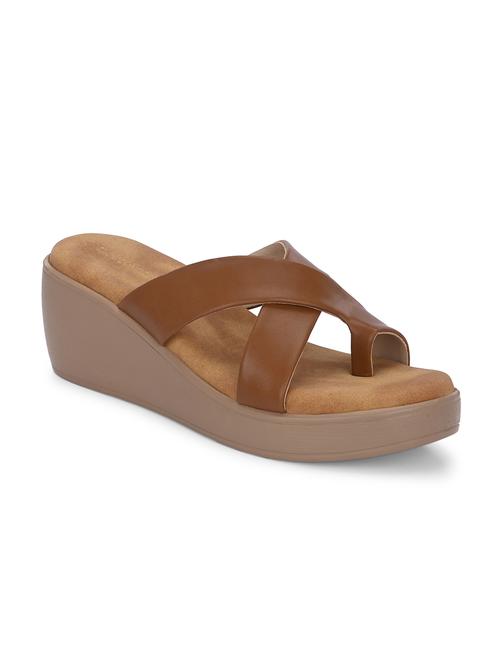 women solid slip on wedges - 21553032 - Standard Image - 0