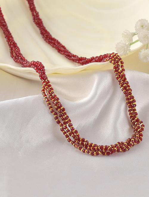 red crystal statement necklace - 21553703 -  Standard Image - 0