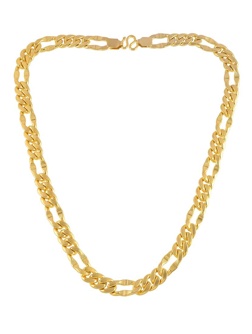 gold brass chain necklace - 21553705 - Zoom Image - 0