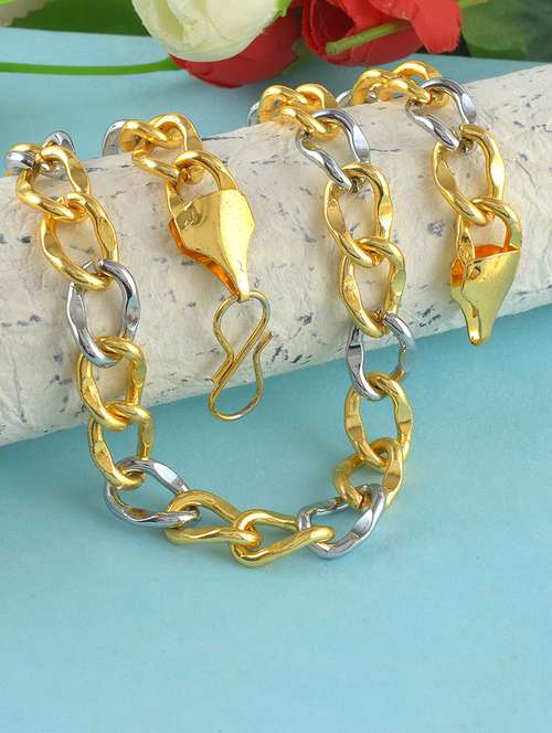 multi colored brass chain necklace - 21553706 - Standard Image - 0