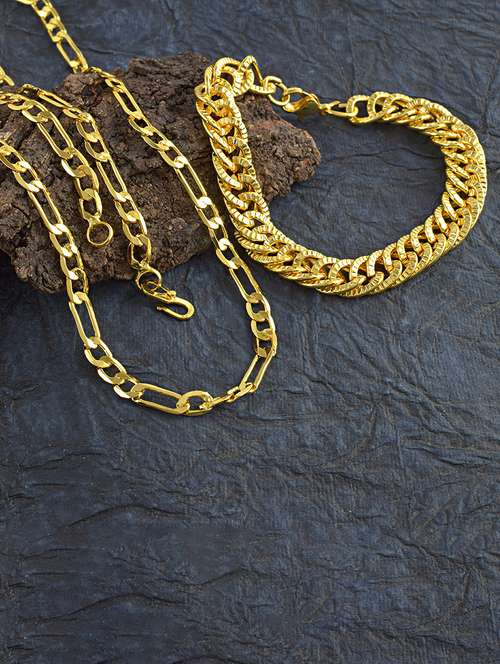 gold brass chain necklace - 21553710 -  Standard Image - 0
