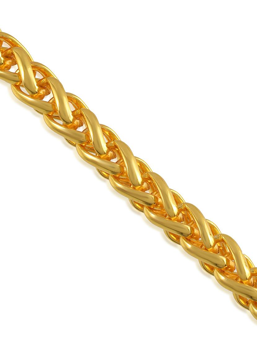 gold brass bangle bracelet - 21553766 - Standard Image - 2