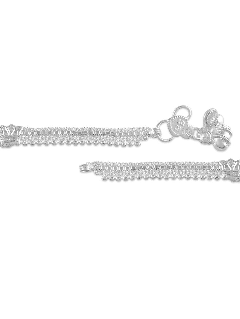 set of 2 gold stud earrings and anklets - 21553792 - Standard Image - 2
