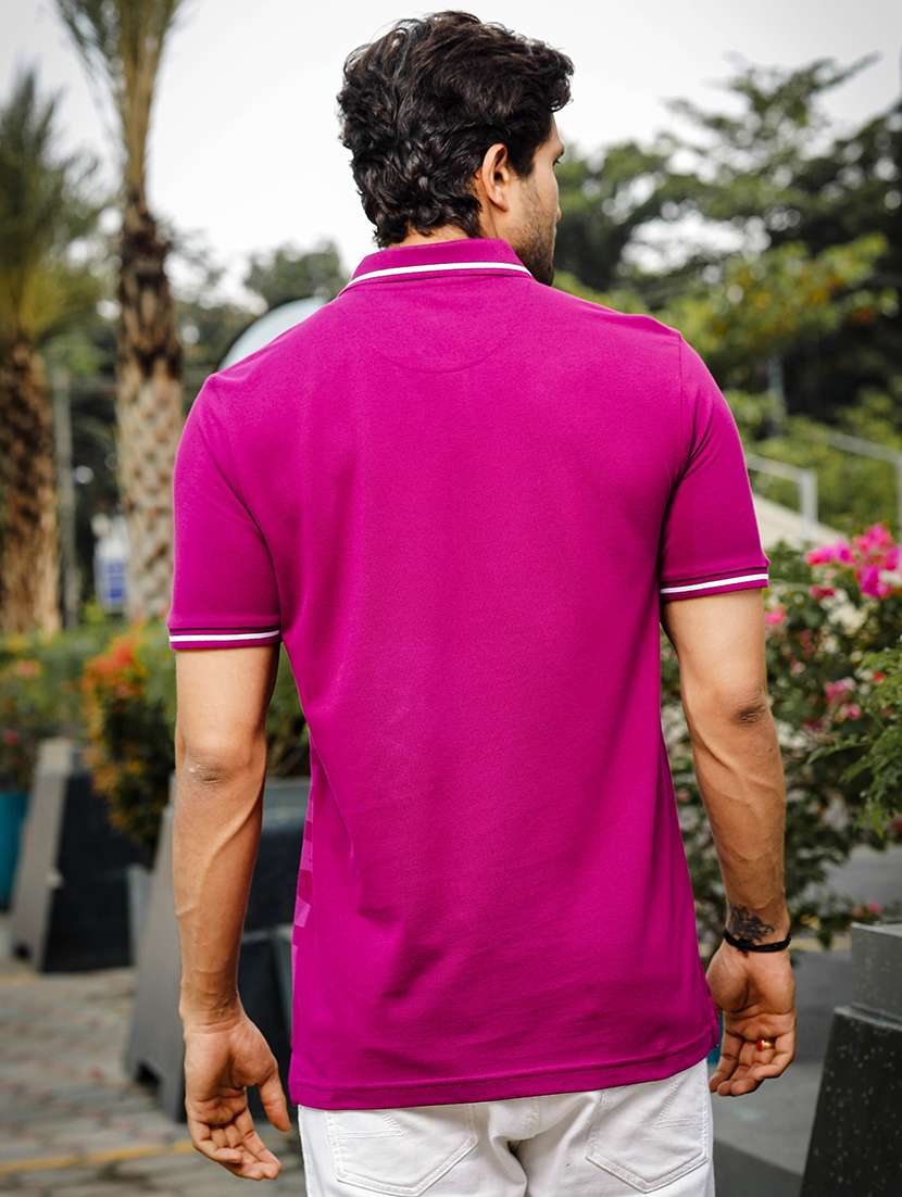 men typographic polo neck t-shirt - 21553851 -  Standard Image - 2