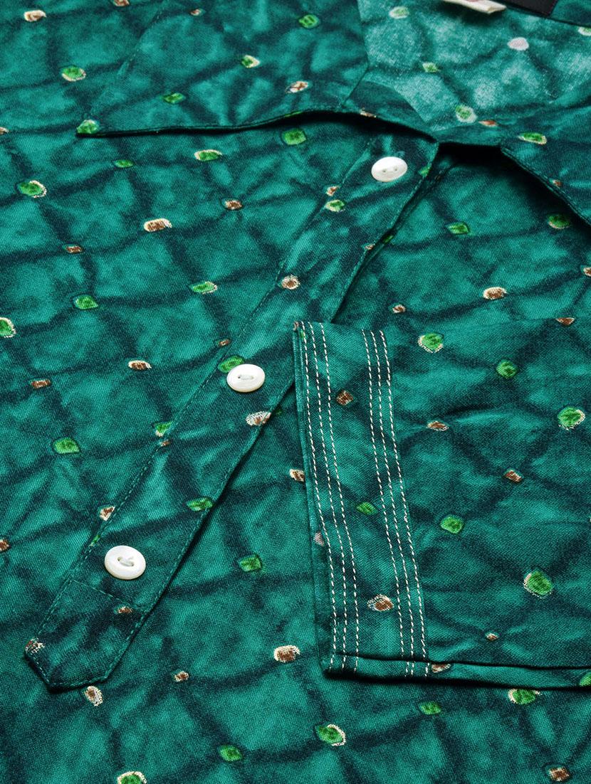 women green printed kurta pant set - 21553970 - Standard Image - 7