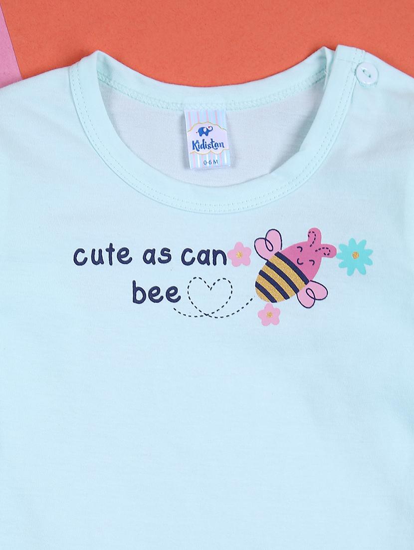 girls printed long sleeves pyjama nightwear set - 21554701 - Standard Image - 2