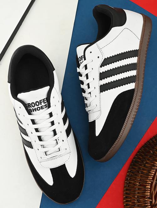 men white lace up sneaker - 21554742 -  Standard Image - 0