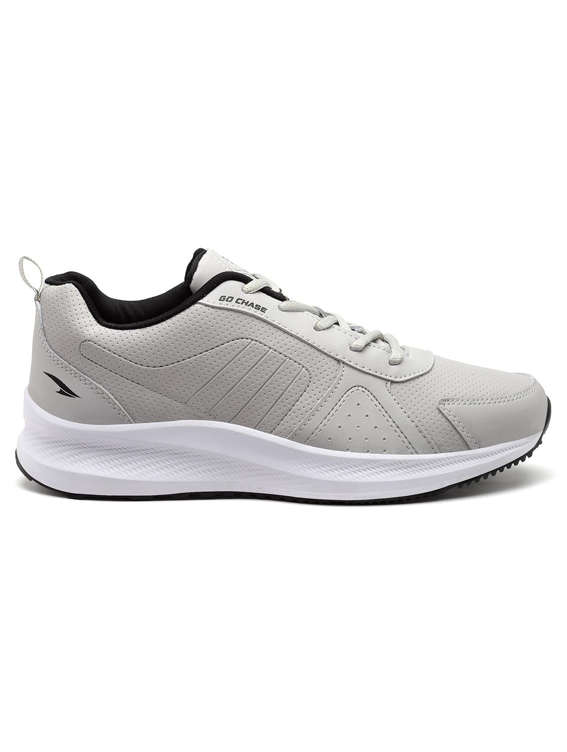 men grey lace up running shoes - 21555107 - Standard Image - 2
