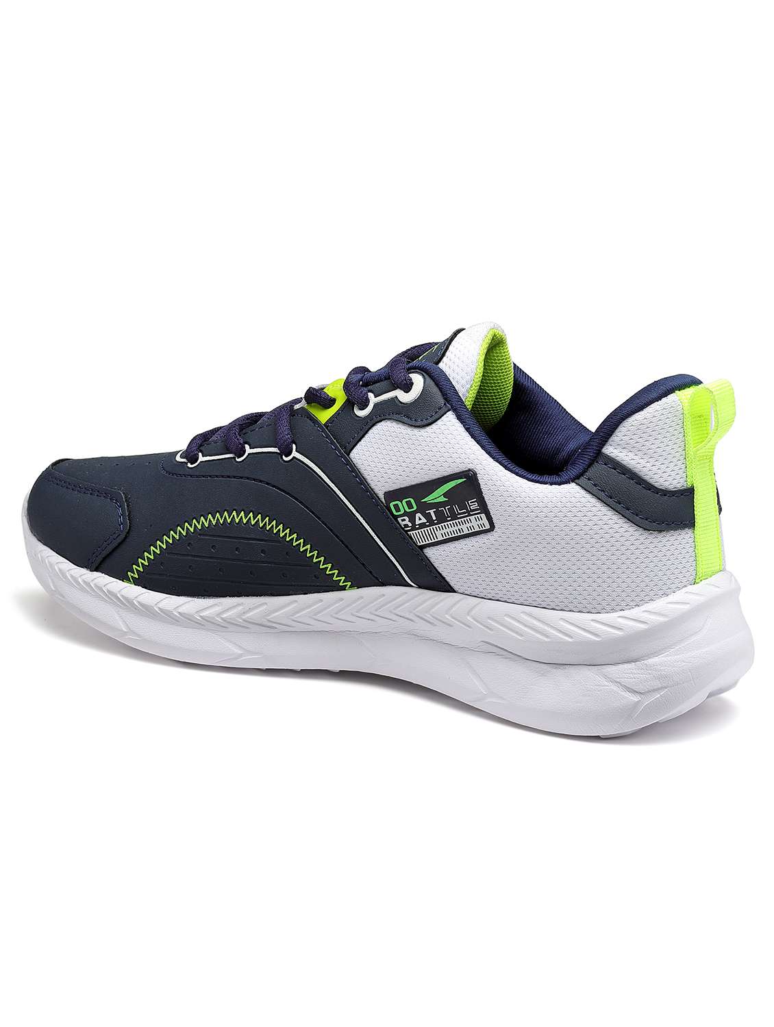 men navy blue lace up sport shoes - 21555531 - Standard Image - 2