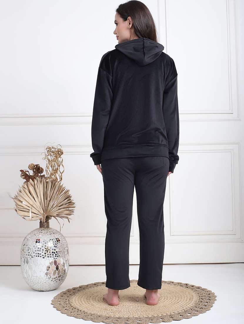 women solid pyjama nightwear set - 21555639 -  Standard Image - 2