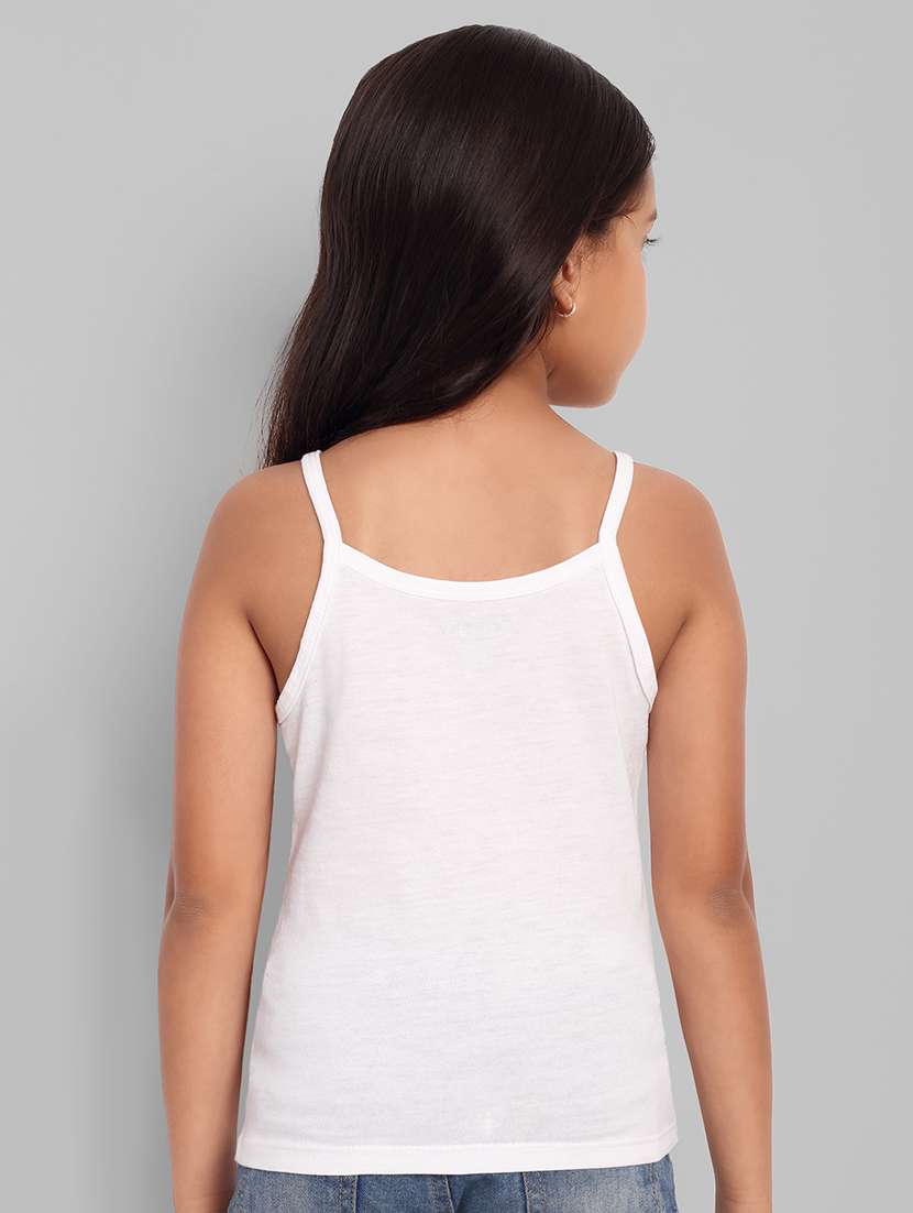 girls solid cotton slip - 21555705 - Standard Image - 2