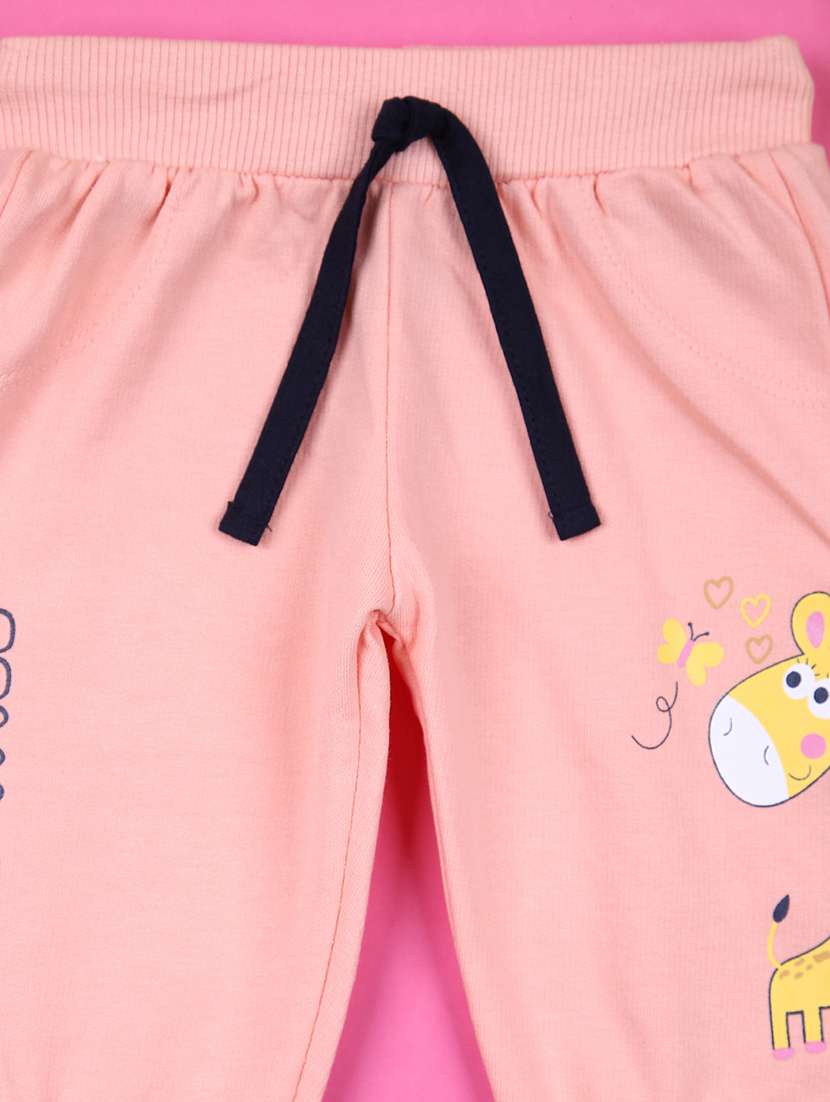 boys pink printed casual jogger - 21555895 -  Standard Image - 2