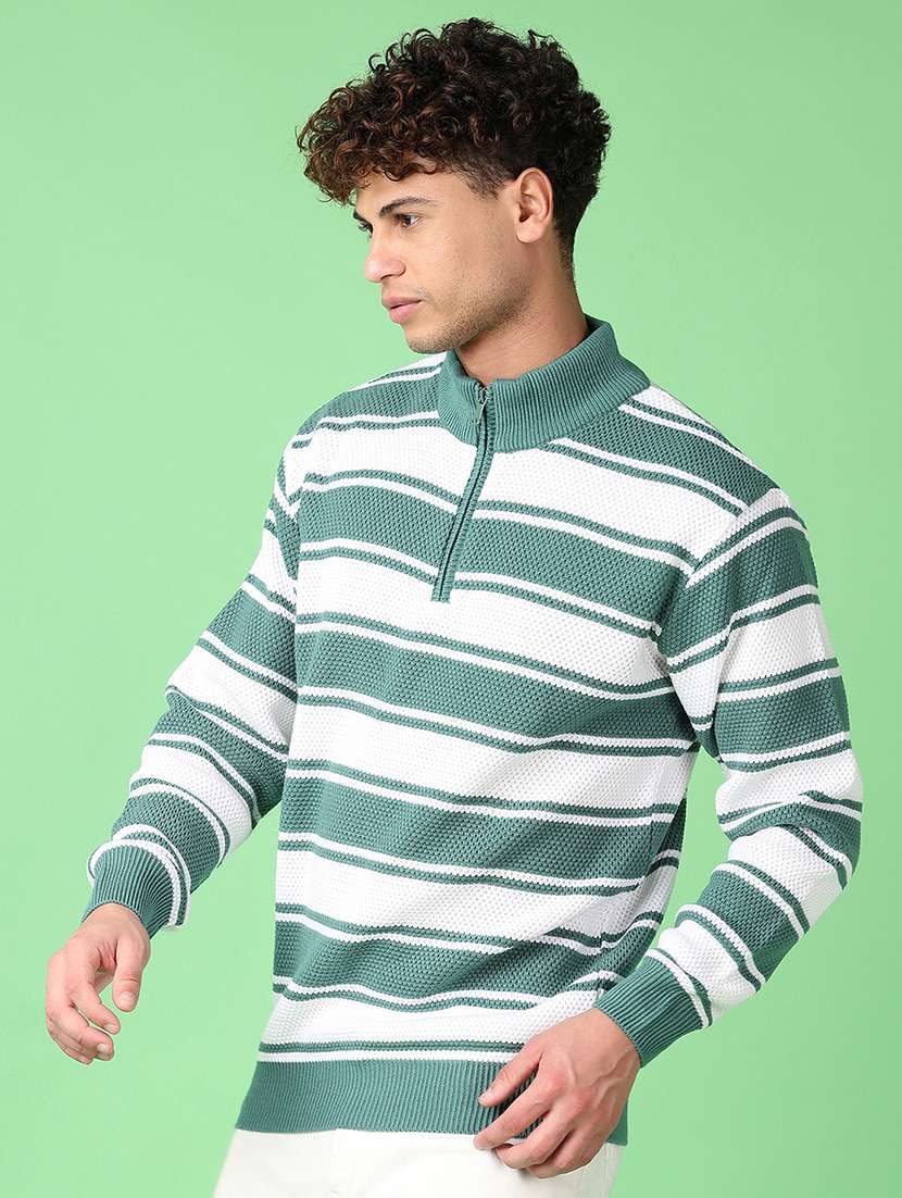 men long sleeves striped pullover - 21556102 -  Standard Image - 2