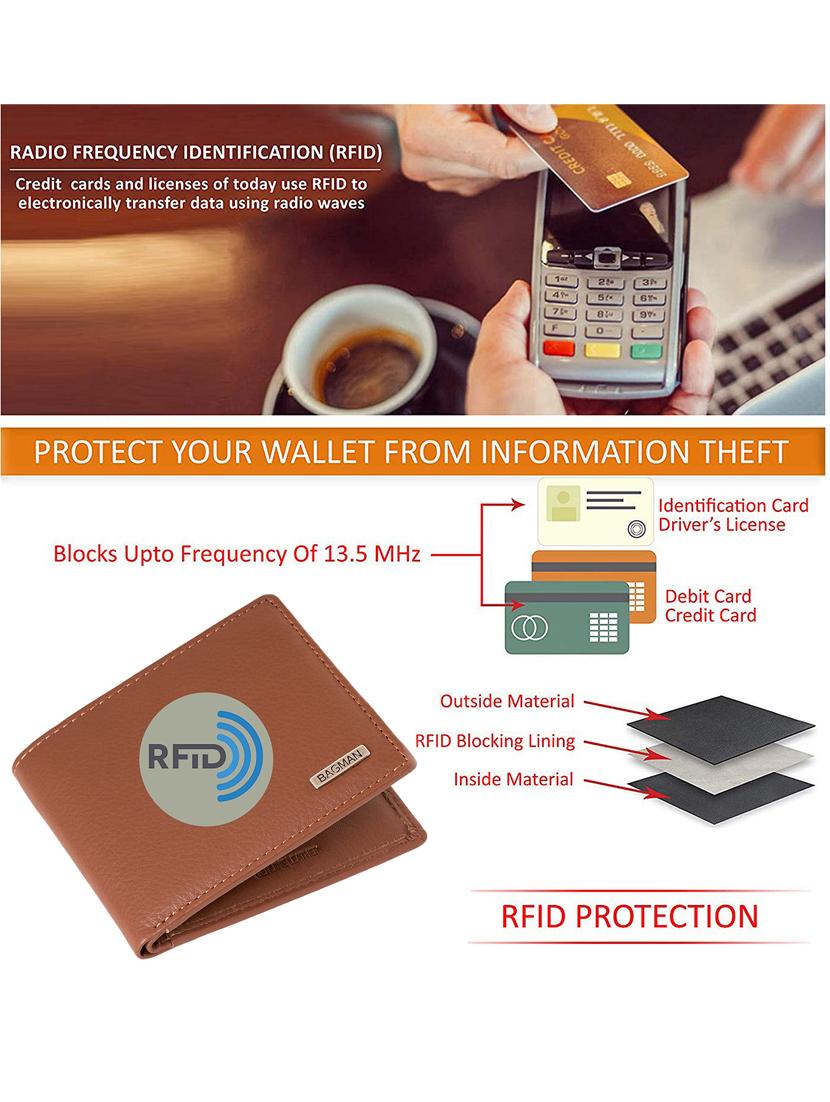 tan genuine leather wallet - 21556653 - Standard Image - 2