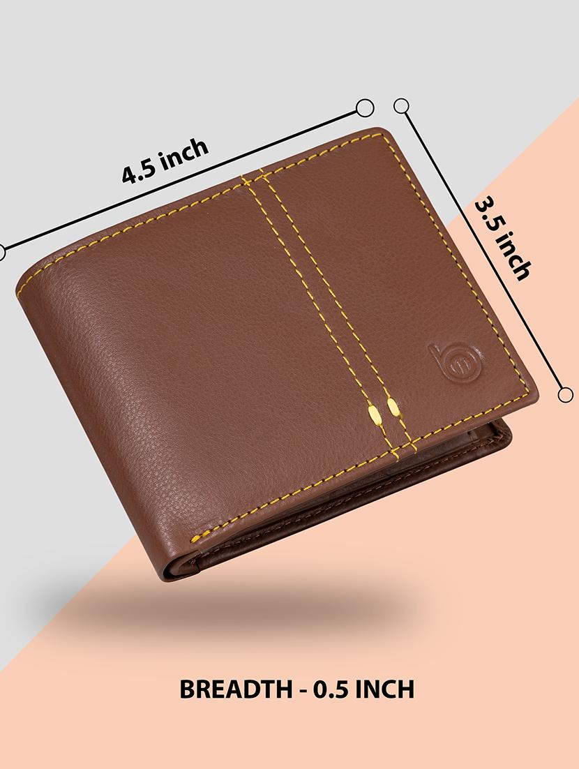 tan genuine leather wallet - 21556654 - Standard Image - 2