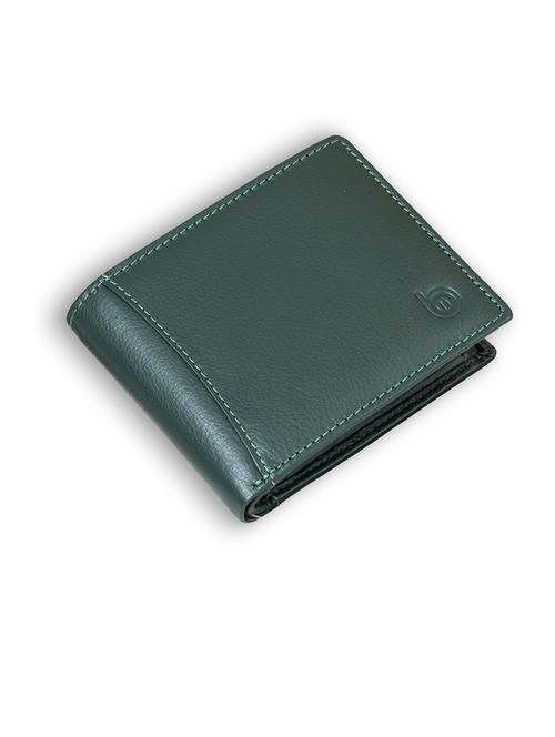 green genuine leather wallet - 21556661 -  Standard Image - 0