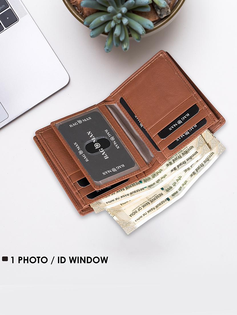 tan genuine leather wallet - 21556693 - Standard Image - 2