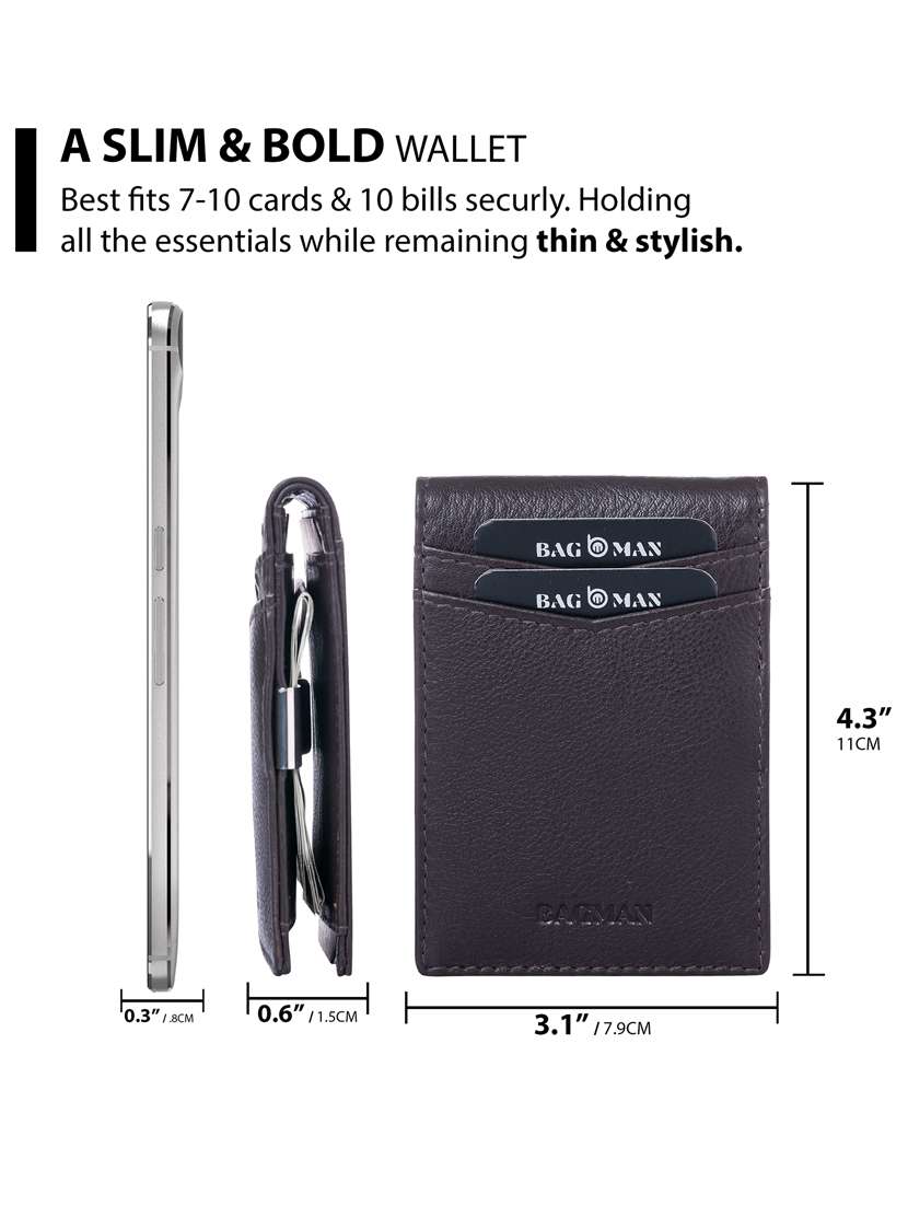 brown genuine leather wallet - 21556700 -  Standard Image - 2