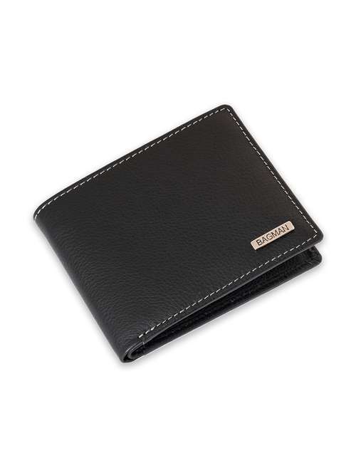 black genuine leather wallet - 21556733 - Standard Image - 0
