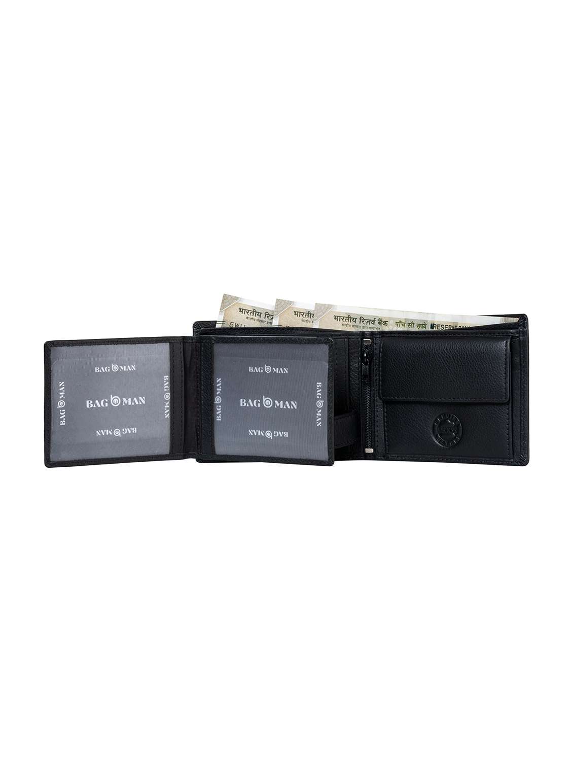 black genuine leather wallet - 21556736 -  Standard Image - 2