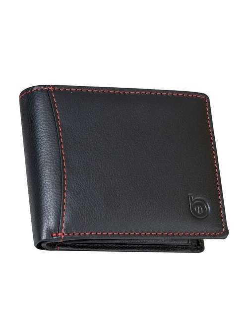 black genuine leather wallet - 21556781 - Standard Image - 0