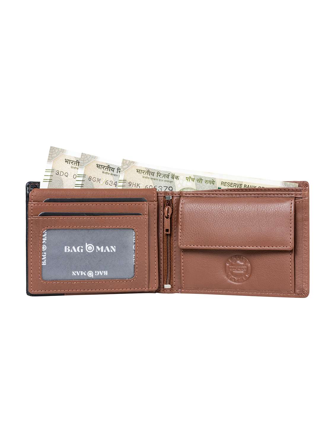 tan genuine leather wallet - 21556791 -  Standard Image - 2