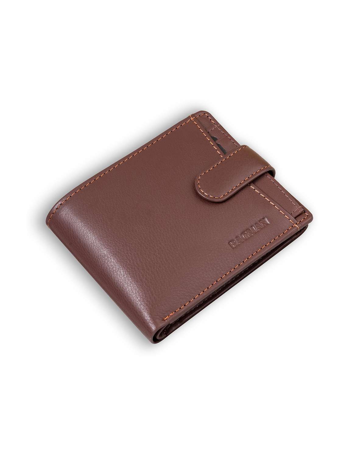 brown genuine leather wallet