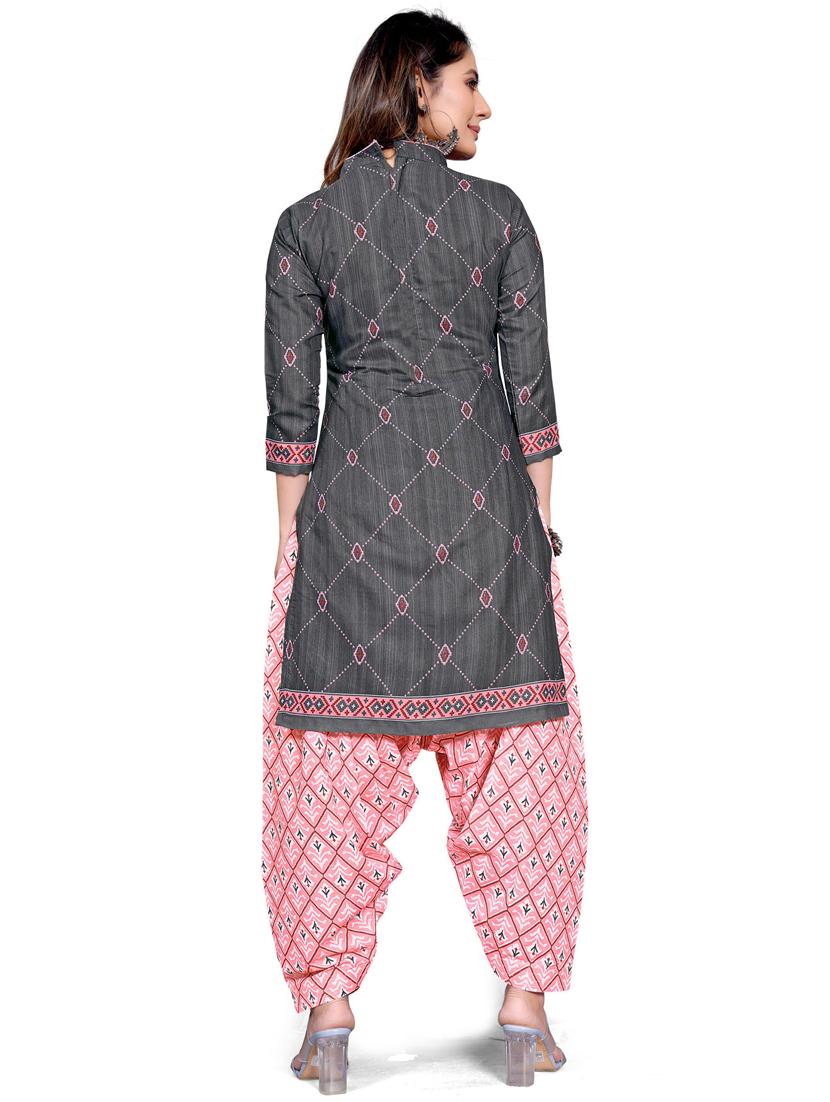 women printed unstitched suit set - 21557141 - Standard Image - 2