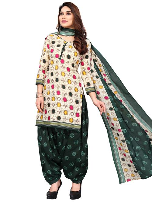 women printed unstitched suit set - 21557156 -  Standard Image - 0