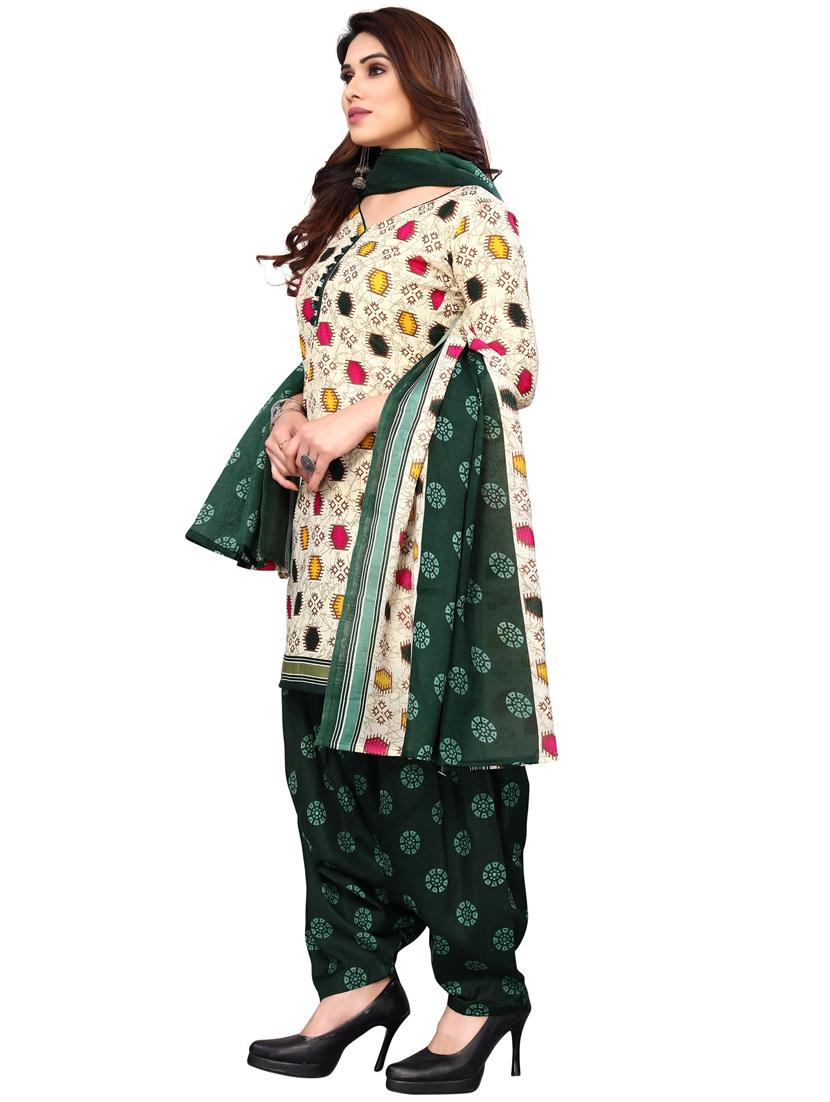 women printed unstitched suit set - 21557156 - Standard Image - 2