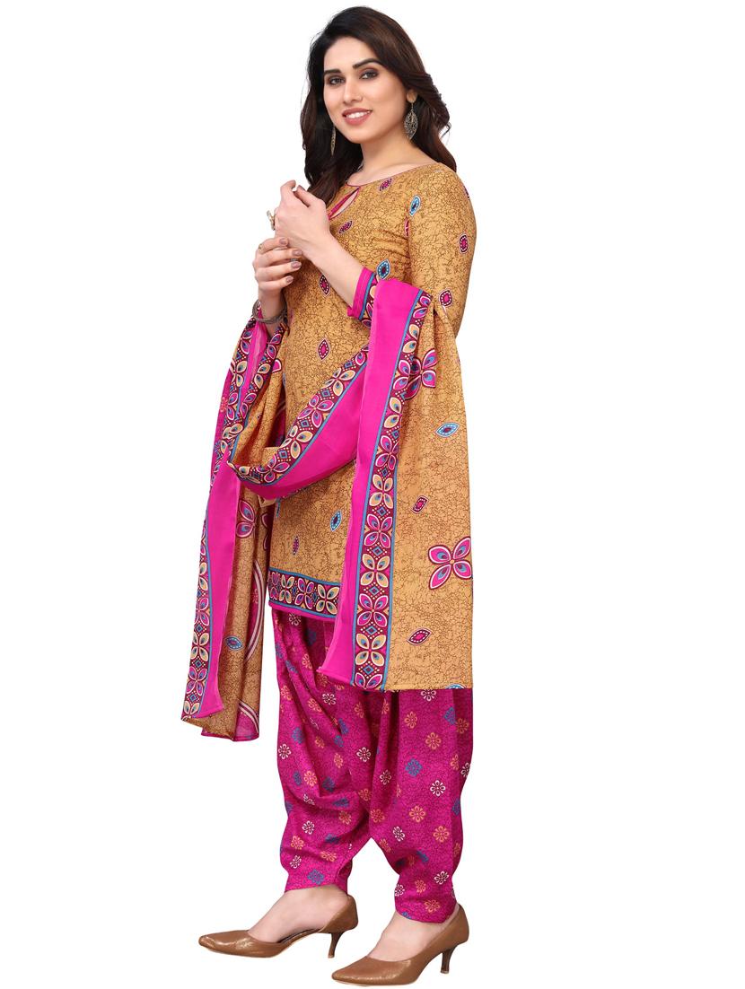women printed unstitched suit set - 21557172 - Standard Image - 2