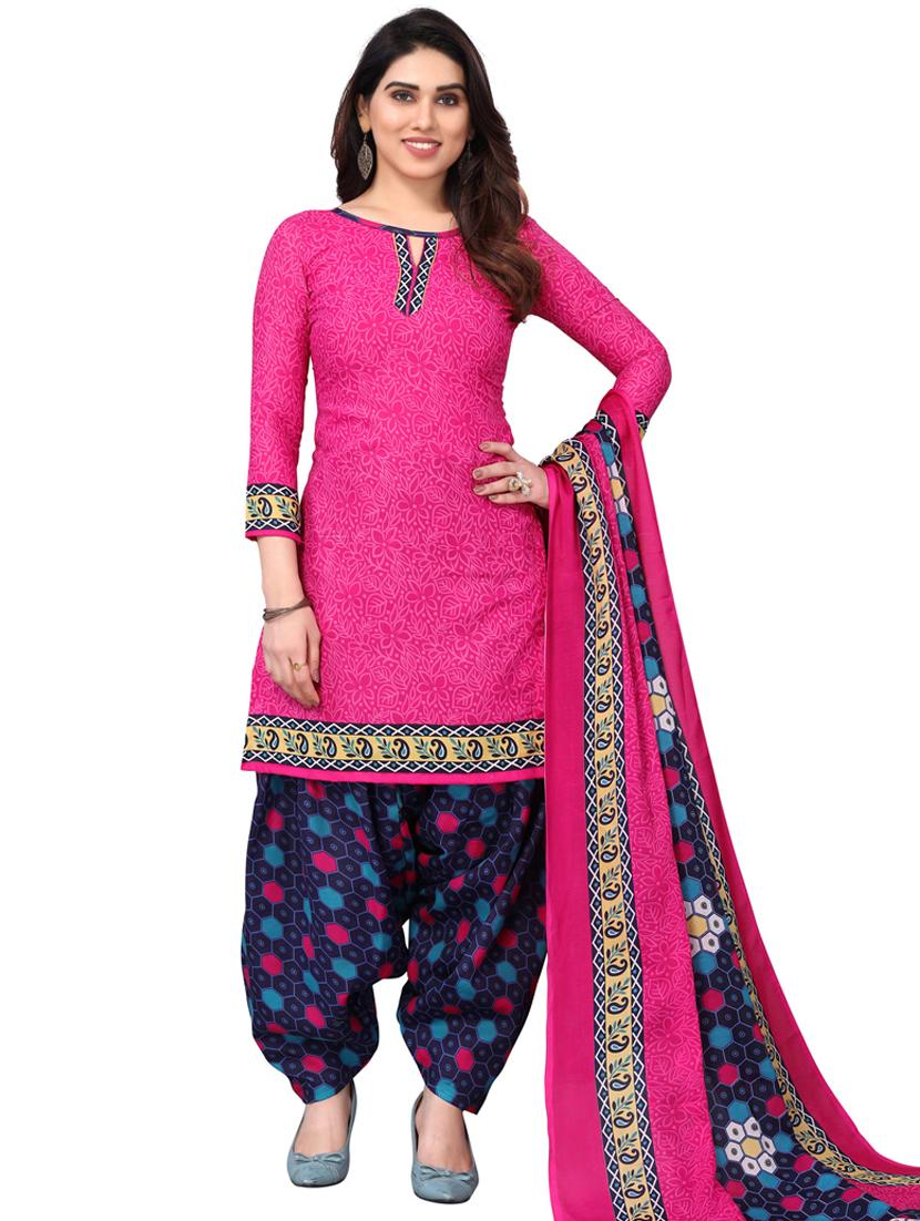 women printed unstitched suit set - 21557173 - Zoom Image - 0