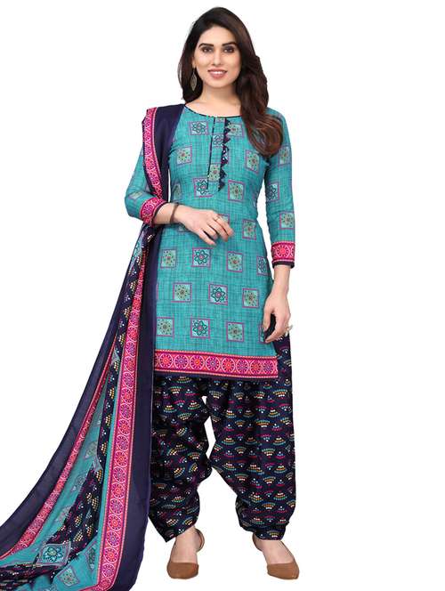 women printed unstitched suit set - 21557175 -  Standard Image - 0