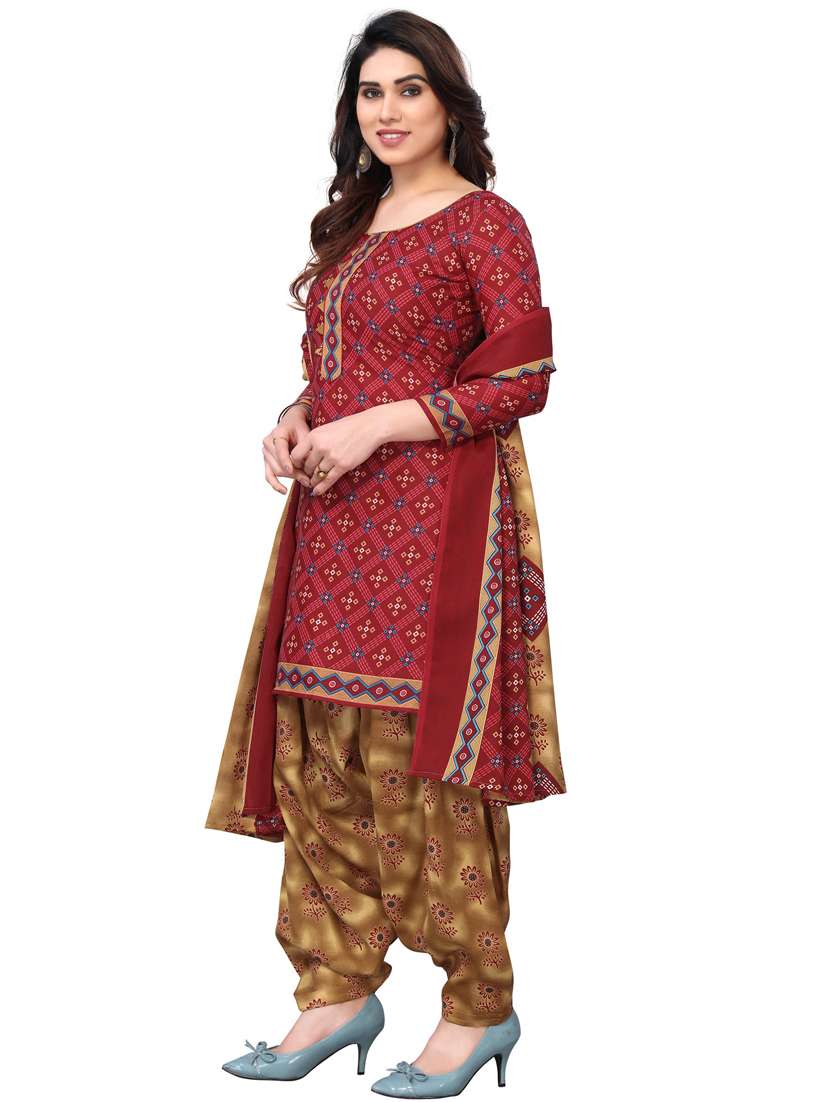 women printed unstitched suit set - 21557183 -  Standard Image - 2