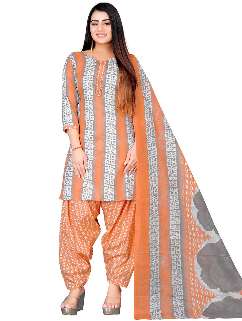 women printed unstitched suit set - 21557188 -  Zoom Image - 0