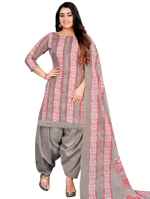 women printed unstitched suits - 21557194 - Standard Image - 0