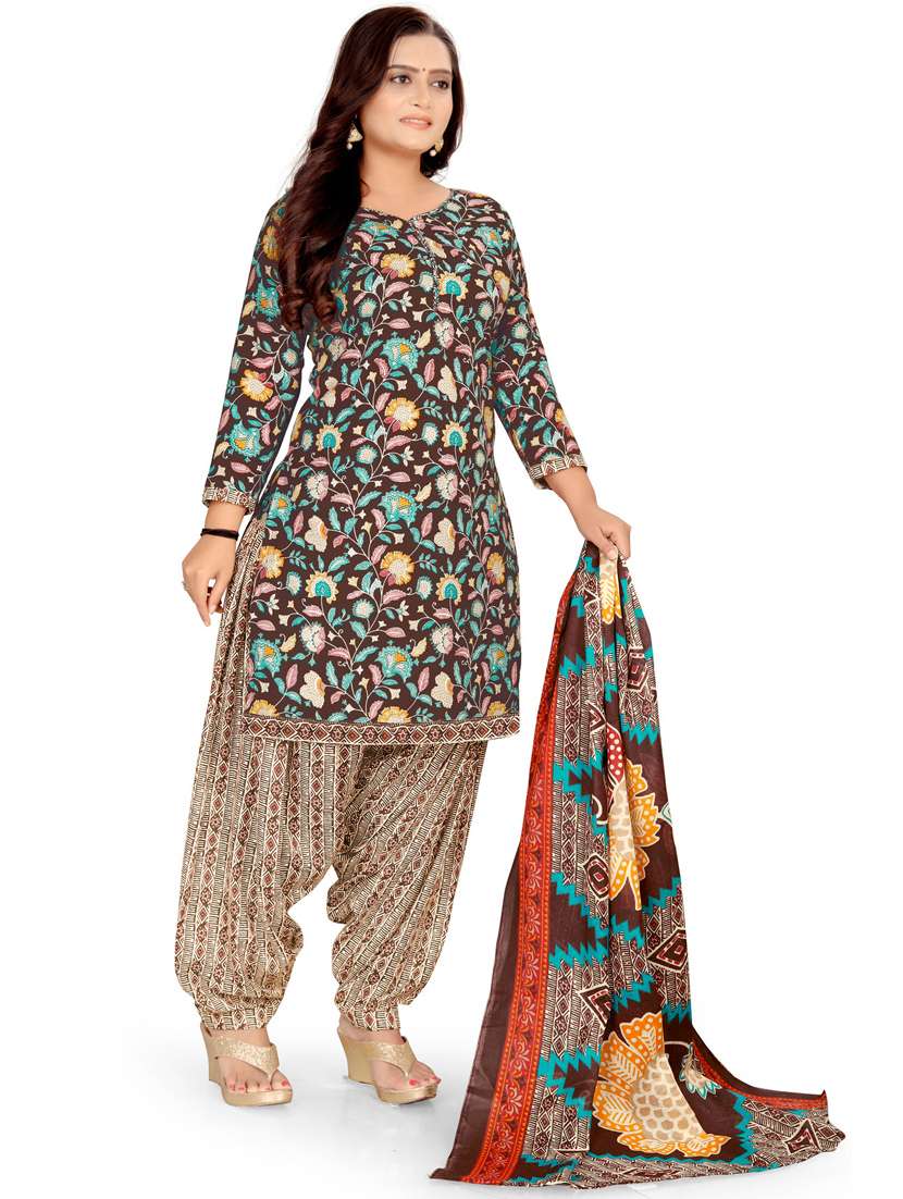 women floral printed unstitched suits - 21557201 -  Standard Image - 2