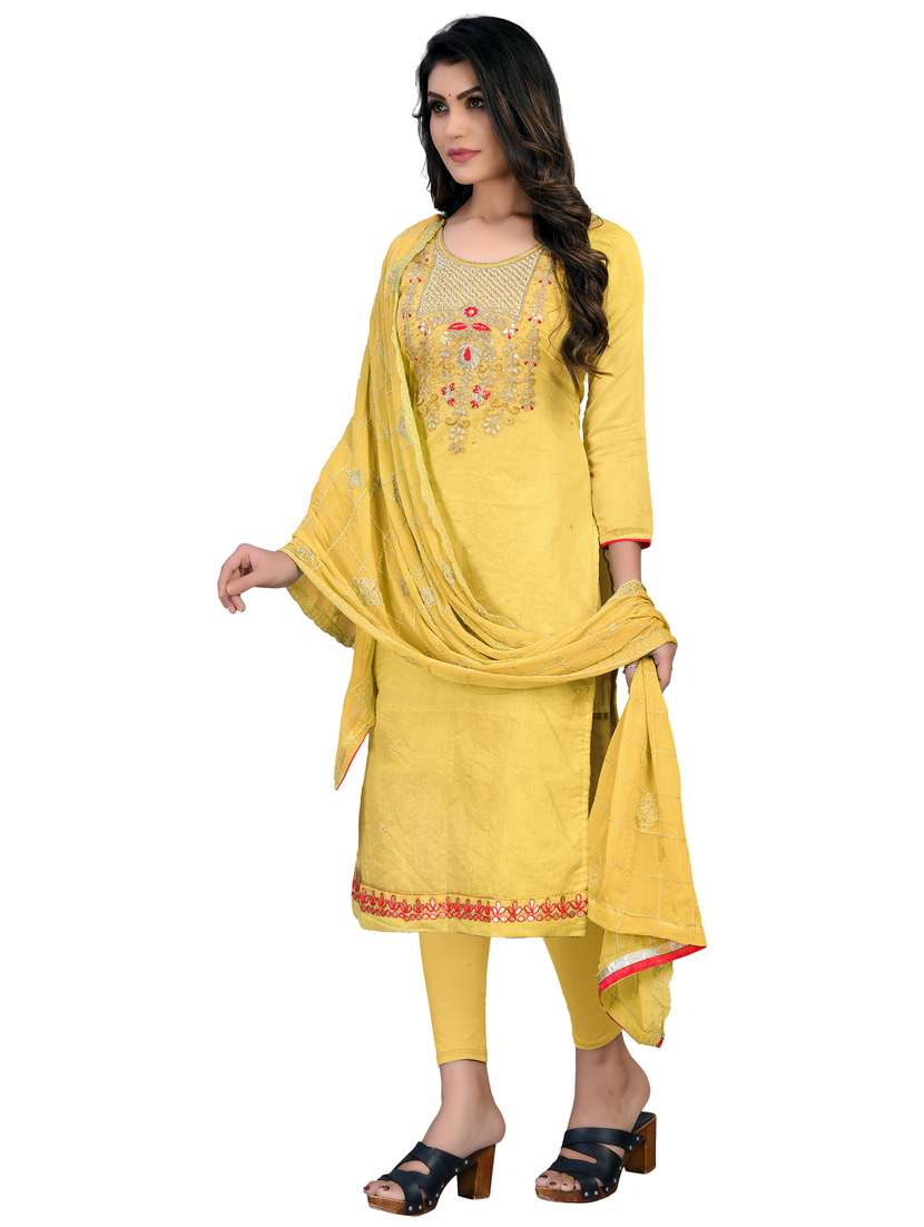 women self design unstitched suits - 21557209 -  Standard Image - 2